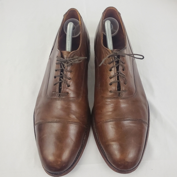 Vintage Britches of Georgetowne Made in England Brown Cap Toe Oxford 9.5 C - Picture 5 of 9